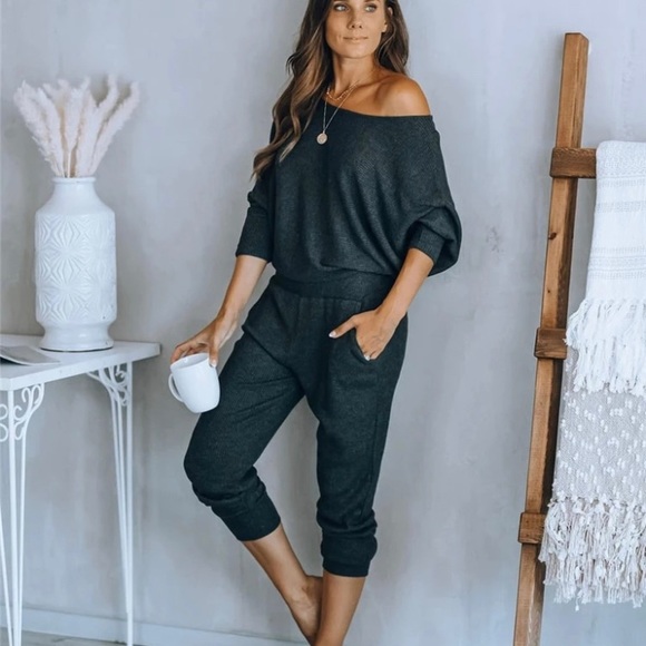 Pants - Dark Gray Lounge Set